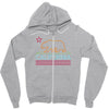 neon sign california Zipper Hoodie