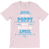 The Best Papa Was Born In April T-Shirt
