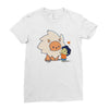bffs (steven and lion) Ladies Fitted T-Shirt
