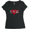 FAHRIE77 Women's Triblend Scoop T-shirt