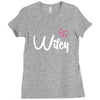 Wifey white Ladies Fitted T-Shirt