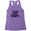 i put the art in fart Racerback Tank