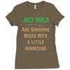 July Girls Ladies Fitted T-Shirt