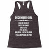 Super December Girl Racerback Tank