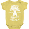 Best Friend Pitbull Baby Bodysuit