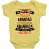 Super Cool Grandad Of A Freaking Awesome Grandson Baby Onesie
