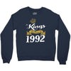 kings are born in 1992 Crewneck Sweatshirt