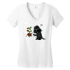darth socks Women's V-Neck T-Shirt
