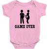 game over  funny pregnancy Baby Bodysuit