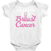 playing for breast cancer Baby Bodysuit