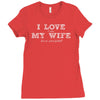 i love it when my wife lets me watch football Ladies Fitted T-Shirt