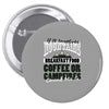 braakfast food coffee or campfires Pin-back button