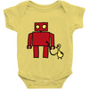 bird powered robot Baby Onesie