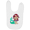 little ugly mermaid Baby Bibs