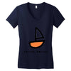 sailing Women's V-Neck T-Shirt