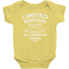 21st birthday gift limited edition 1997 Baby Bodysuit