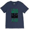 i wear green for my mom liver cancer awareness V-Neck Tee