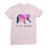 Little Dipper with Galaxy Ladies Fitted T-Shirt