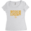 SPACE FORCE CADET Women's Triblend Scoop T-shirt