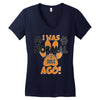I WAS NORMAL 3 DOGS AGO Women's V-Neck T-Shirt