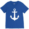 anchor black sailor vintage style navy nautical V-Neck Tee