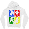 4 Super Hero Zipper Hoodie
