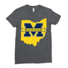 ohio for michigan Ladies Fitted T-Shirt