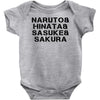 Naruto Hinata Sasuke Sakura T-Shirt Baby Bodysuit