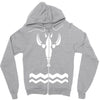 the wind waker   link's crayfish shirt Zipper Hoodie