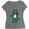 aura peeker Women's Triblend Scoop T-shirt