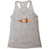 quadruple dip towe Racerback Tank
