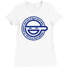 ghost in the shell laughing Ladies Fitted T-Shirt