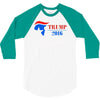 trump 2016 there will be hell toupee 3/4 Sleeve Shirt