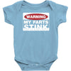 warning my farts Baby Onesie