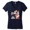 world famous fried chicken Women's V-Neck T-Shirt