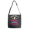 feed me a pizza and tell me i'm pretty Adjustable Strap Totes