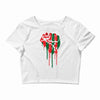 black power Crop Top