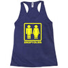 drop yours Racerback Tank