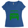 defender land rover Women's Triblend Scoop T-shirt