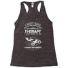 I Don't Need Therapy Just to Go Mountain Biking Racerback Tank