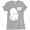 halloween boo Ladies Fitted T-Shirt