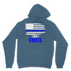 i don't kneel   patriotic stand for the flag, kneel for the dead Hoodie