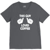 this guy loves coffee V-Neck Tee