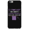 i crochet so i don't choke people save a life, send yarn iPhone 6/6s Case