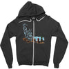 the planet of the kong Zipper Hoodie