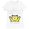 purrfect day Ladies Fitted T-Shirt