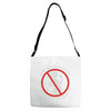 alcohol makes women fatter Adjustable Strap Totes