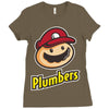 plumbers Ladies Fitted T-Shirt