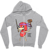 Ugandan Knuckles Zipper Hoodie