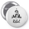 rebel   blackout Pin-back button